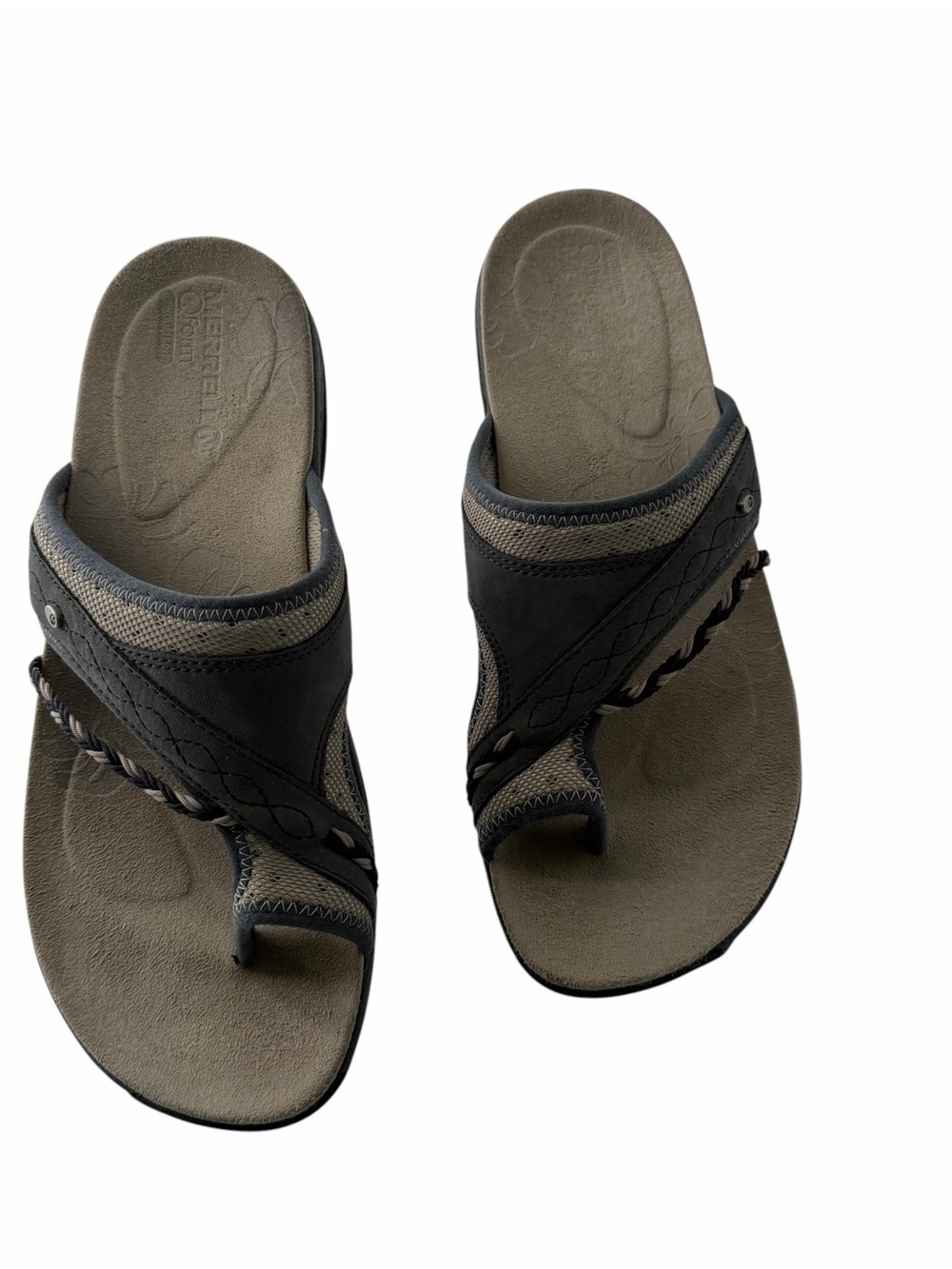 Merrell Terran Post Leather Women's Sandals Size 9 Resortwear Gorpcore Summer